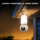 Cámara de Seguridad WiFi E27 1080P con Visión Nocturna