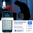Cámara de Seguridad WiFi E27 1080P con Visión Nocturna