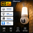 Cámara de Seguridad WiFi E27 1080P con Visión Nocturna