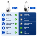 Cámara de Seguridad WiFi E27 1080P con Visión Nocturna