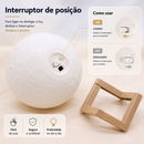 Lámpara Luna LED con Base Linden