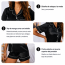 Pijama de Satén de 2 Piezas para Mujer Linden