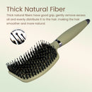 1PC Boar Bristle Detangling Hair Comb Hollow Out Hair Brush Anti-Static Scalp Massage Hairbrush Salon Styling Tools For Gifting