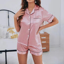 Pijama de Satén de 2 Piezas para Mujer Linden