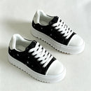 Tenis de Lona Desgastados con Plataforma para Hombre Linden