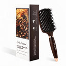 1PC Boar Bristle Detangling Hair Comb Hollow Out Hair Brush Anti-Static Scalp Massage Hairbrush Salon Styling Tools For Gifting