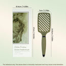 1PC Boar Bristle Detangling Hair Comb Hollow Out Hair Brush Anti-Static Scalp Massage Hairbrush Salon Styling Tools For Gifting