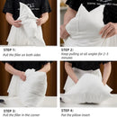 White Pillow Core 30x50cm 45x45cm 50x50cm 40x120cm Large Long Pillow Insert for Side Sleepers Support Fluffy Throw Pillow Insert