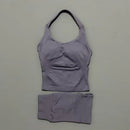 Conjunto Deportivo Seamless de 2 Piezas para Mujer Linden