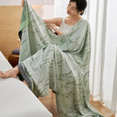 100% Bamboo Fiber Cooling Blanket for Bed Grade A Natural Plant Thin Summer Blanket Floral Printed Lightweight Breathable Quilt