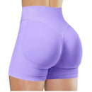 Short Deportivo Seamless de Cintura Alta para Mujer Linden