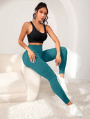 Leggings Deportivos Seamless de Cintura Alta para Mujer Linden