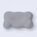 Contoured Memory Foam Pillow Raised Side Sections Sleep Support Bedding Matching Pillowcase