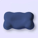 Contoured Memory Foam Pillow Raised Side Sections Sleep Support Bedding Matching Pillowcase