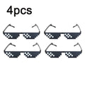 Gafas de sol pixeladas estilo retro Linden